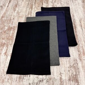 𝅺4 piece set-12 in 1 multifunctional face/headband/neck gaiter